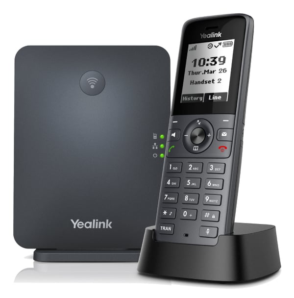 Yealink W71P IP-puhelin Musta LCD
