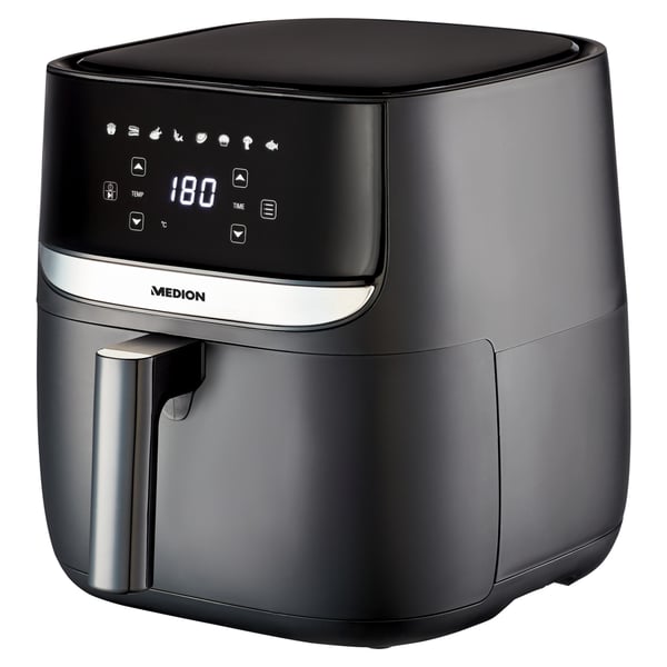 MEDION MD 10532 Single 5,7 l Fristående 1700 W Varmluftsfritös Svart