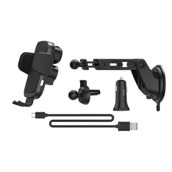 Hama FC10 Motion Smartphone Sort, Metallic Cigartænder Trådløs opladning Hurtig opladning Automatisk