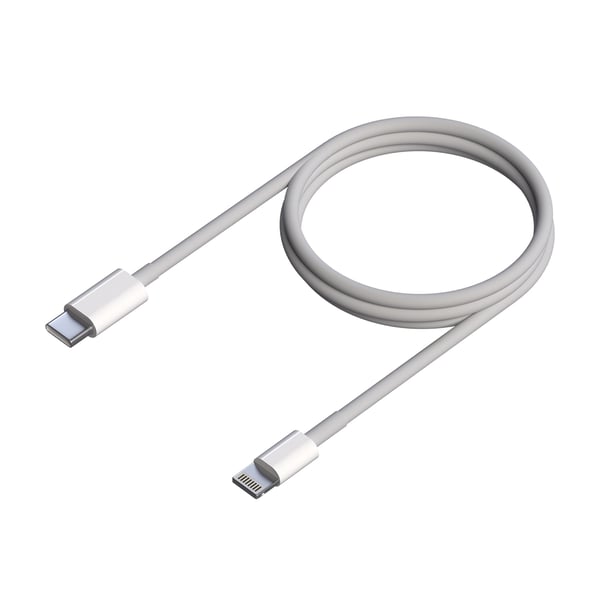 AISENS A102-0543 Lightning kabel 0,5 m Hvid