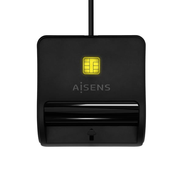 AISENS ASCR-SN03C-BK läsare för inpasseringskontroll USB-åtkomstkontrolläsare Svart