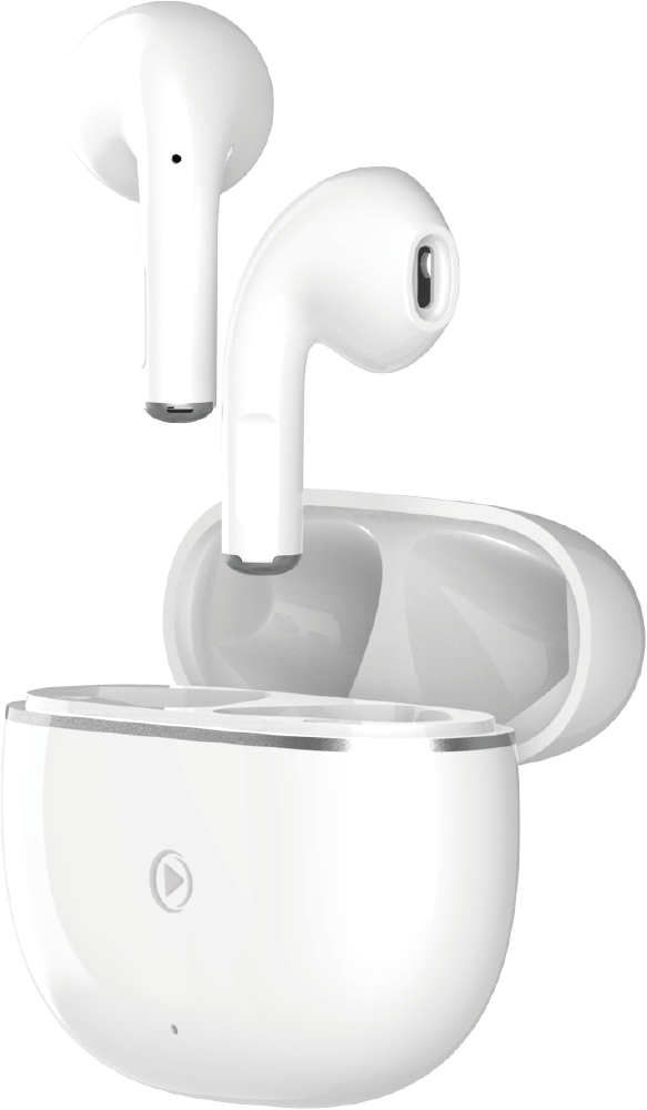 BIG BEN FPYTWSBOUTON hovedtelefoner/headset Trådløs I ørerne Opkald/musik Bluetooth Hvid