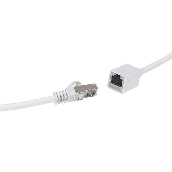 LogiLink CQX091S verkkokaapeli Valkoinen 10 m Cat6a S/FTP (S-STP) Pyöreä