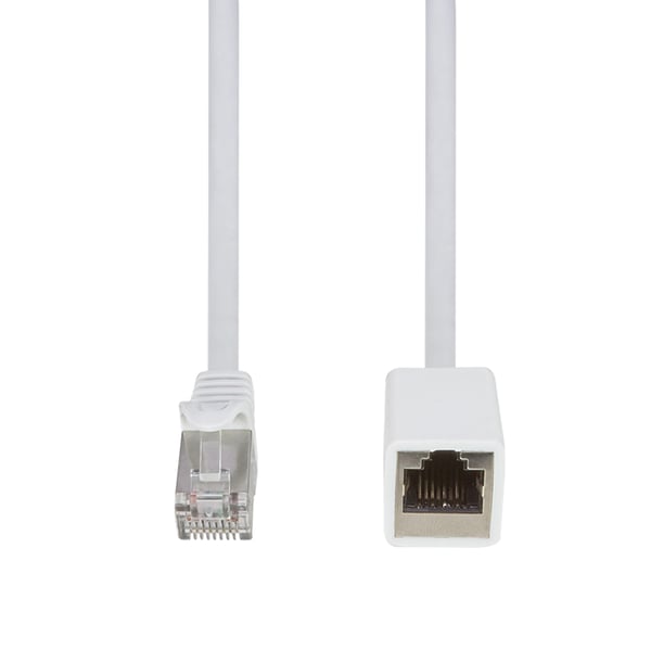LogiLink CQX091S verkkokaapeli Valkoinen 10 m Cat6a S/FTP (S-STP) Pyöreä