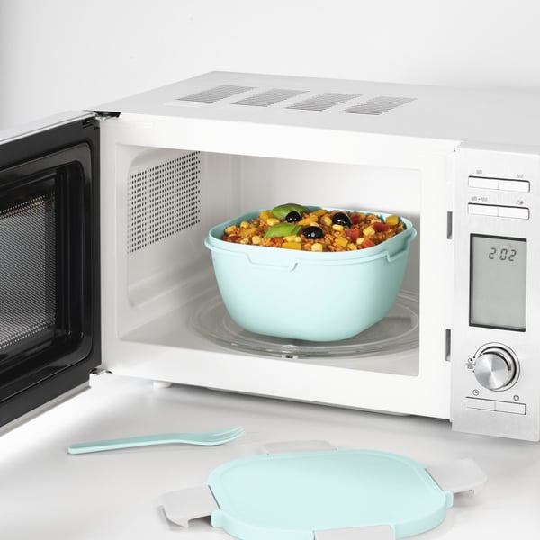 Hama 00181585 madkasse Frokostbeholder 1,7 L Polypropylen (PP), Silikone Grå, Lyse Blå 1 stk