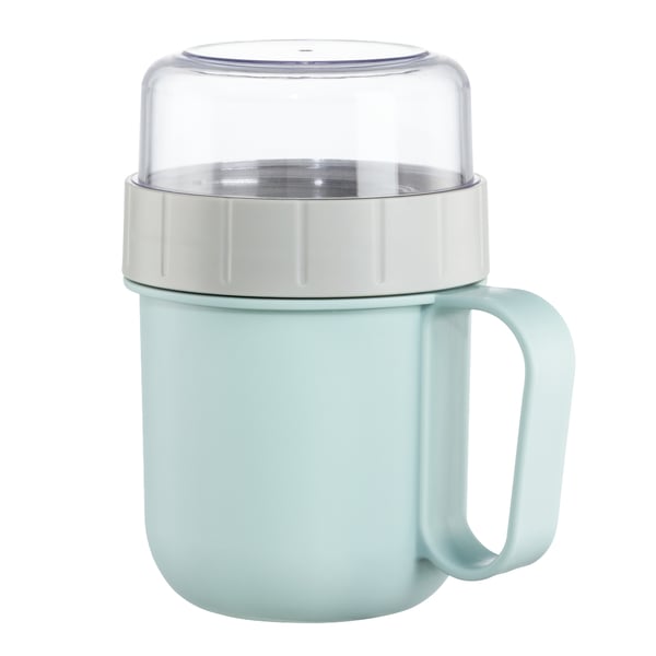 Hama 00181582 madkasse Frokostbeholder 0,7 L Acrylonitrilbutadienstyren, Polypropylen (PP), Silikone Blå, Grå, Transparent 1 stk