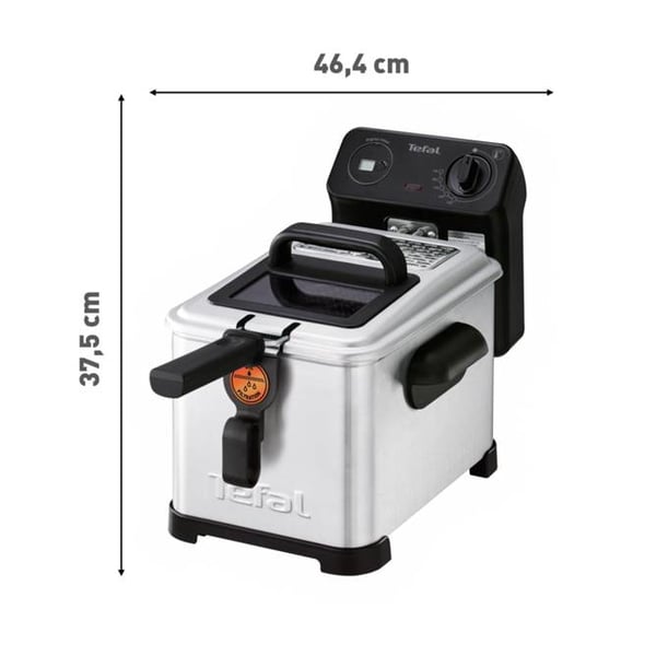 Tefal FR5160 Enkelt 4 L Enkeltstående 2400 W Frituregryde Rustfrit stål