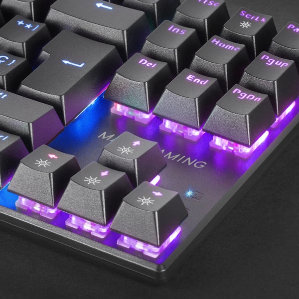 Mars Gaming MK80 tastatur Spil USB AZERTY Fransk Sort