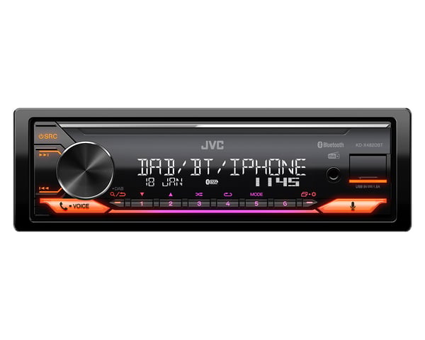 JVC KD-X482DBT Sort 200 W Bluetooth