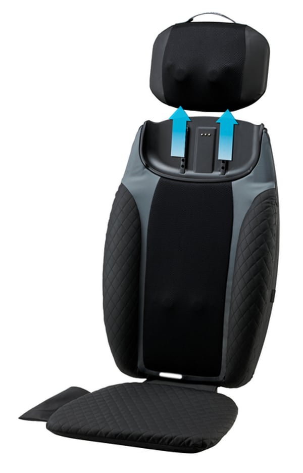 HoMedics MCS-950HJ-EU massageapparat Tilbage, Hoved Sort, Grå