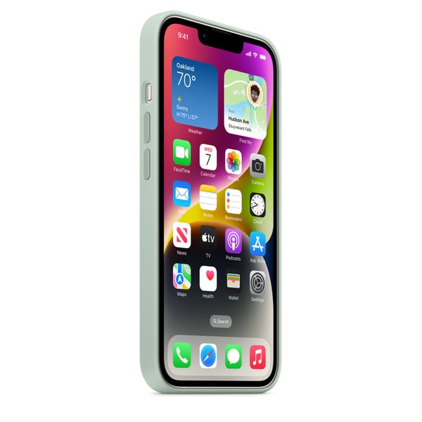 Apple Silikone-etui med MagSafe til iPhone 14 – sukkulent