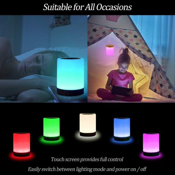 Techly I-LED TOUCH bordlampe 1,6 W Hvid