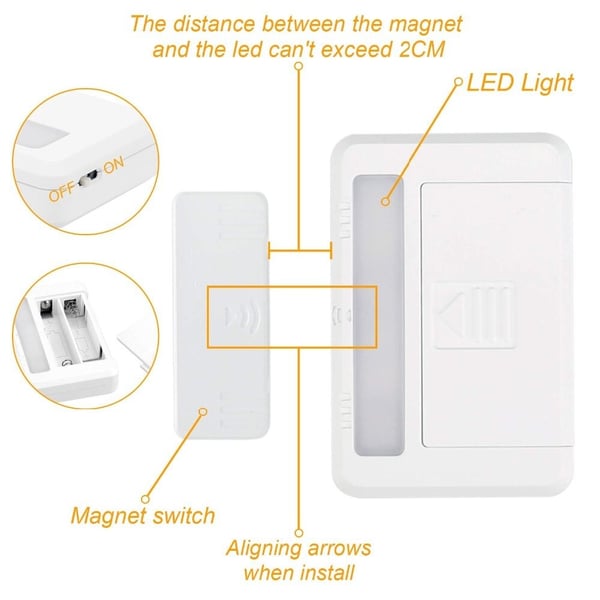 Techly I-LED-A-CABINET mukavuusvalaistus