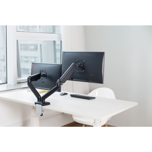 Techly ICA-LCD 462B skærmbeslag og -stativer 81,3 cm (32") Skrivebord Sort