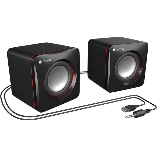 Techly ICC SP-320ETY kaiutin Musta Langallinen 3 W