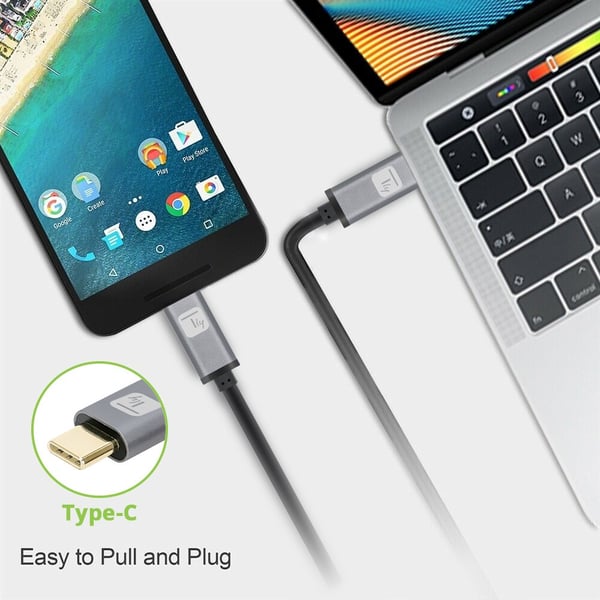 Techly ICOC MUSB322-CM-010 USB-kabel USB 3.2 Gen 1 (3.1 Gen 1) 1 m USB B USB C 10 Gbit/sek. 100 W Sort
