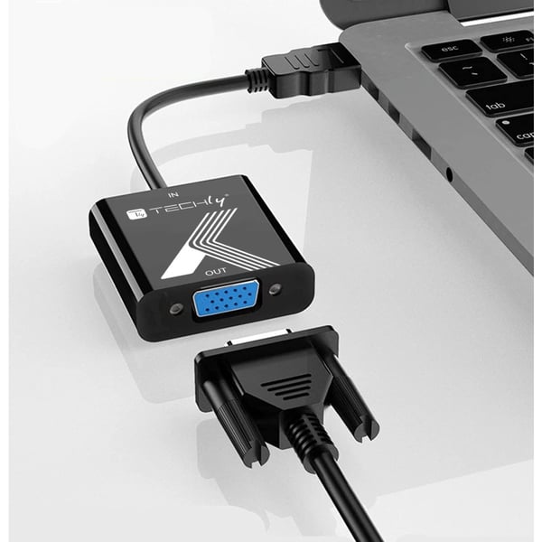 Techly IDATA HDMI-VGA2AP videosignalomvandlare 1920 x 1200 pixlar
