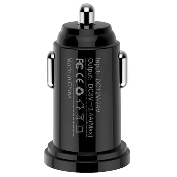 Techly IUSB2-CAR5-A34 oplader til mobil enhed Universel Sort Cigartænder Automatisk