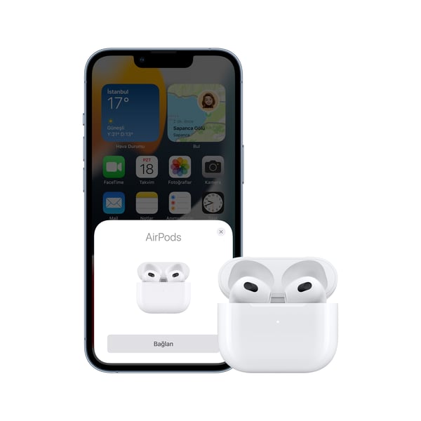 Apple AirPods (3rd generation) Hovedtelefoner Trådløs I ørerne Opkald/musik Bluetooth Hvid