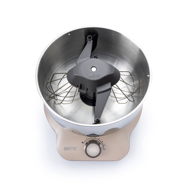 Imetec Cake Lover Seisova tehosekoitin 1500 W Beige, Ruskea, Ruostumaton teräs
