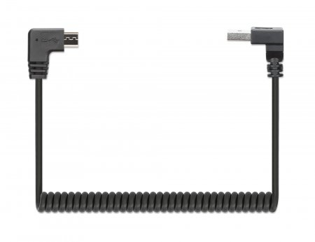 Manhattan 356237 USB-kaapeli 1 m USB A Micro-USB B Musta