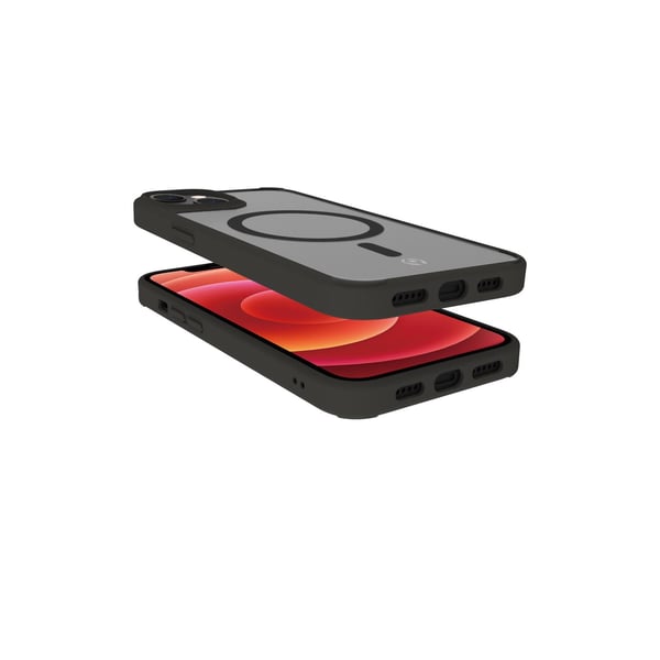 Celly Magmatt mobiltelefonfodral 15,5 cm (6.1") Mobilskal Svart, Transparent