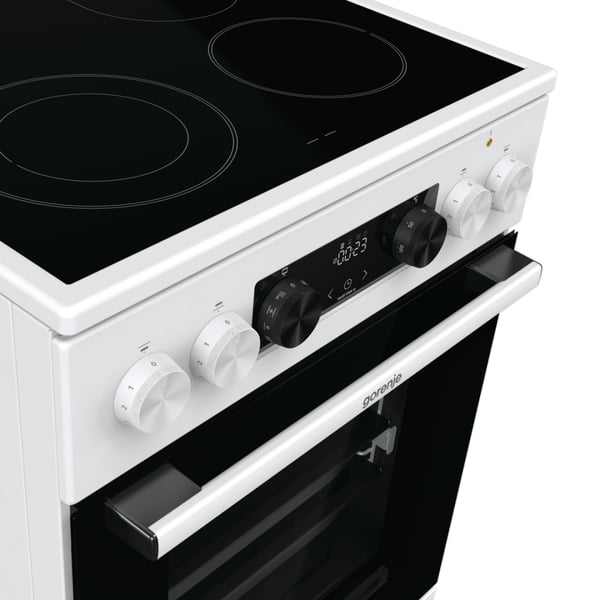 Gorenje GECS5C70WA Fritstående komfur Elektrisk Keramisk Hvid