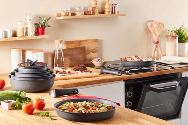 Tefal Ingenio L3967702 stegepande Wok/Stirfry pande Rund