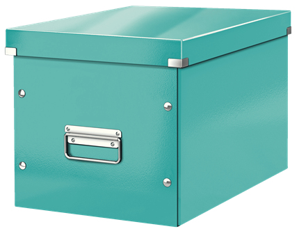 Leitz Click & Store WOW Cube stor opbevaringsboks, 80% recirkuleret karton Leitz Click & Store WOW Cube stor opbevaringsboks, 80% recirkuleret karton