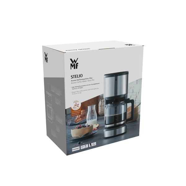 WMF Stelio 0412150011 Halvautomatisk Droppande kaffebryggare 1,25 l