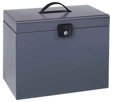 Esselte 11896 kartoteksboks Anthracit Metal