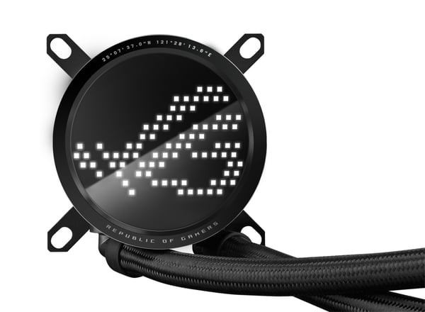 ASUS ROG Ryuo III 240 ARGB Processor Væskekølingssæt 12 cm Sort
