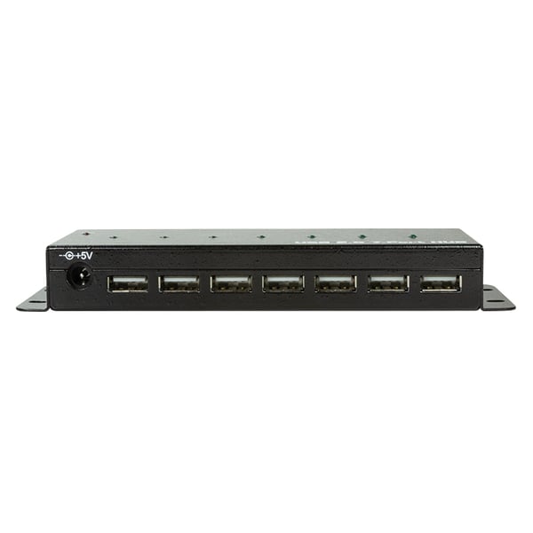 LogiLink UA0318 gränssnittshubbar USB 2.0 5000 Mbit/s Svart