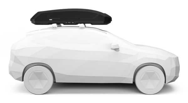 Thule Force 3 XL Kova suksiboksi Musta