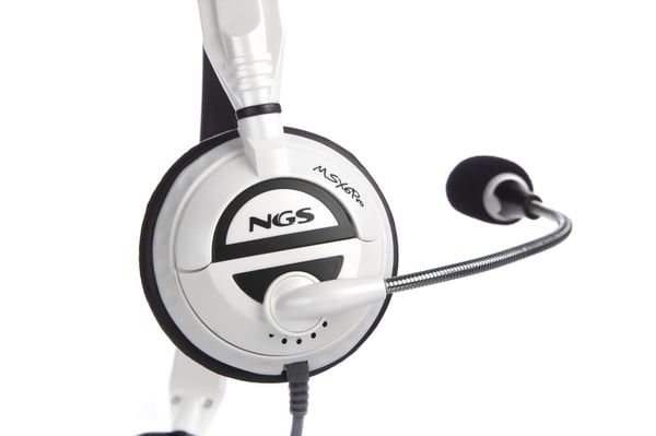 NGS MSX 6 PRO HOVEDTELEFONER med mikrofon HVID/SORT