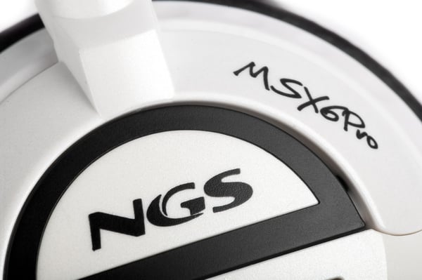 NGS MSX 6 PRO HOVEDTELEFONER med mikrofon HVID/SORT