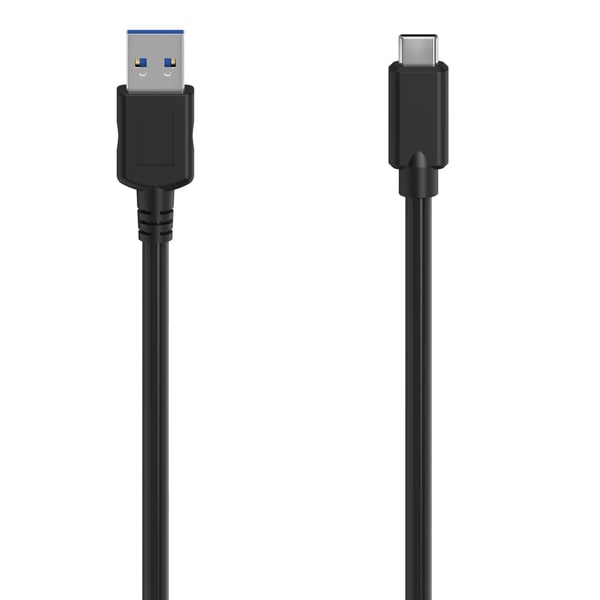 Hama 00300061 USB-kabel USB 3.2 Gen 1 (3.1 Gen 1) 1,5 m USB C USB A 5 Gbit/sek. Sort
