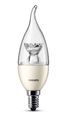 Philips 3.5W E14 LED-lampor Varmvitt 2700 K 3,5 W
