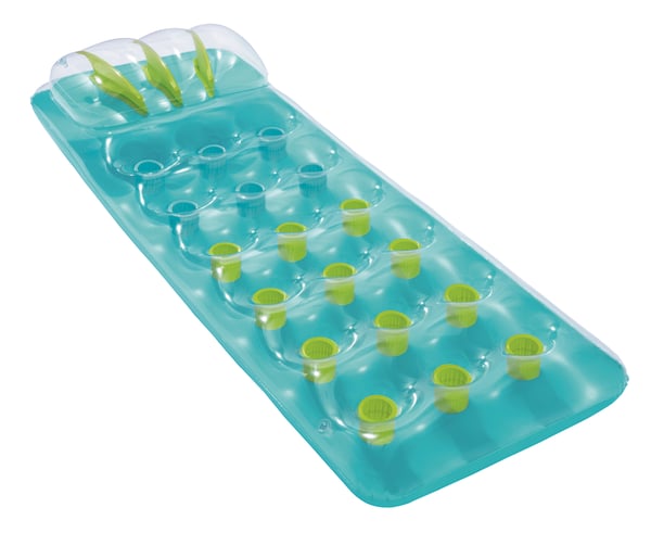 Bestway 43015 pool- och badmadrass Grön, Transparent, Gul Vinyl