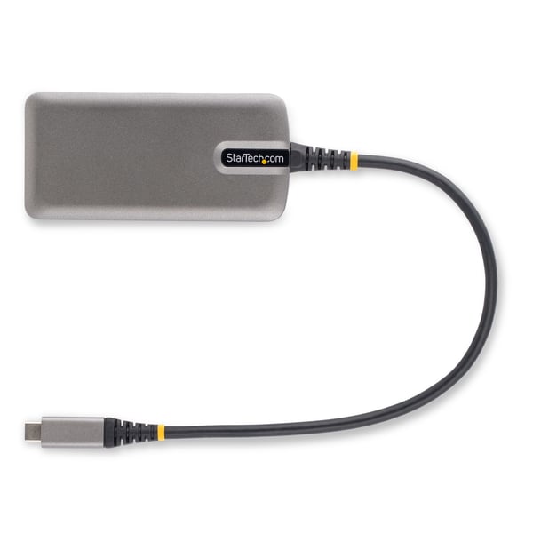 StarTech.com USB-C -moniporttisovitin, 4K 60 Hz HDMI HDR:llä, 2-porttinen 5 Gbps USB 3.0 -keskitin, 100 W virransyöttö