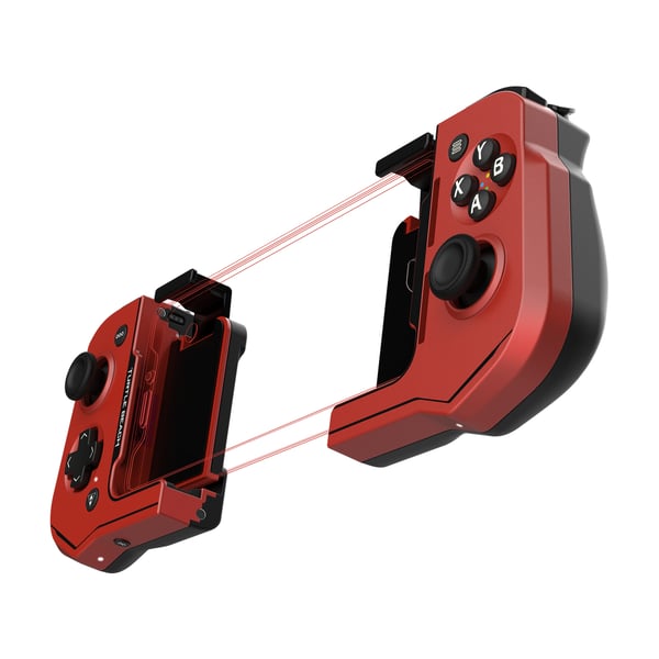 Turtle Beach Atom Musta, Punainen Bluetooth Pad-ohjain Analoginen/Digitaalinen Android