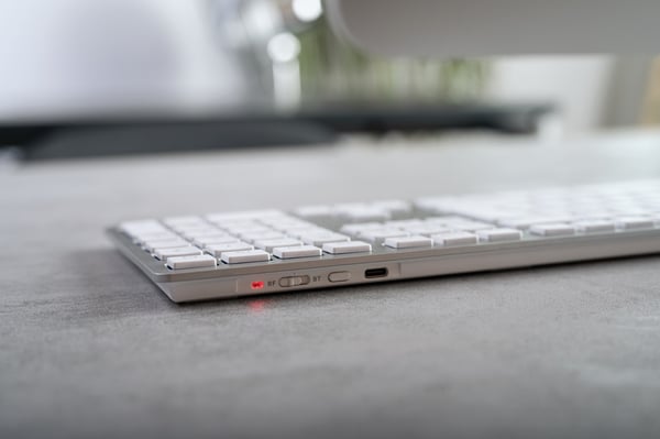 Cherry KW 9100 SLIM - Tastatur - trådløs - 2,4 GHz, Bluetooth 4.0