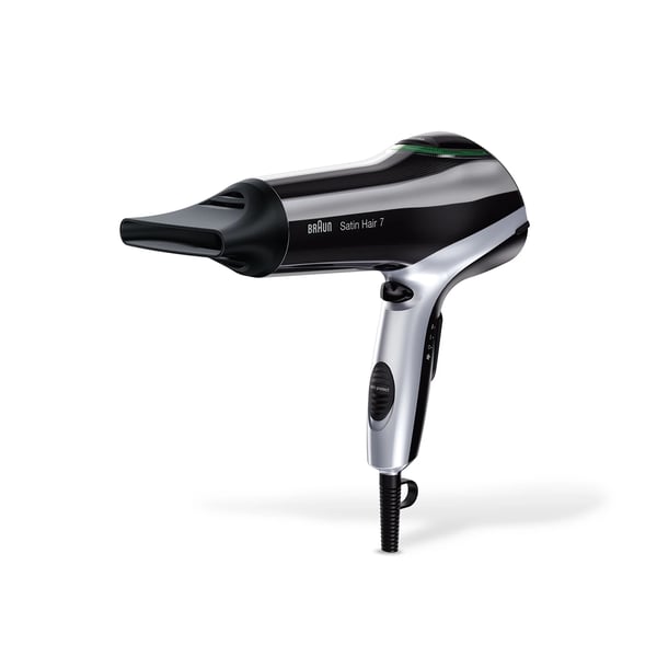 Braun HD710 hårtørrer 2200 W Sort, Sølv