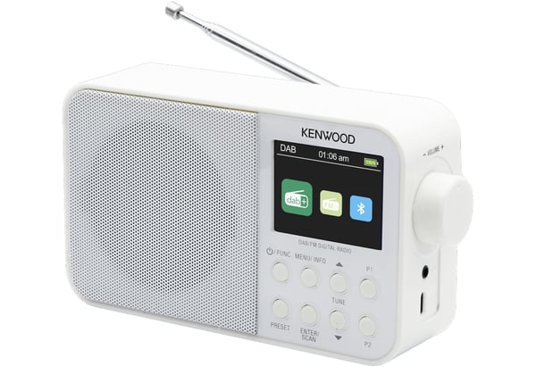 Kenwood CR-M30DAB-W radio Kannettava Digitaalinen Valkoinen