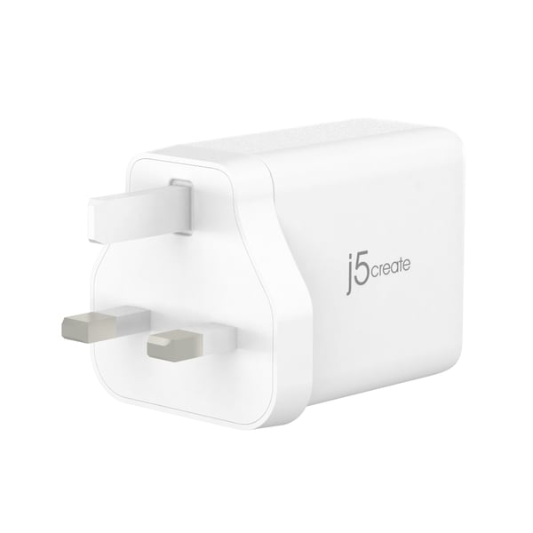 j5create JUP3365F-FN 65W GaN 3-ports USB-C®-oplader - UK