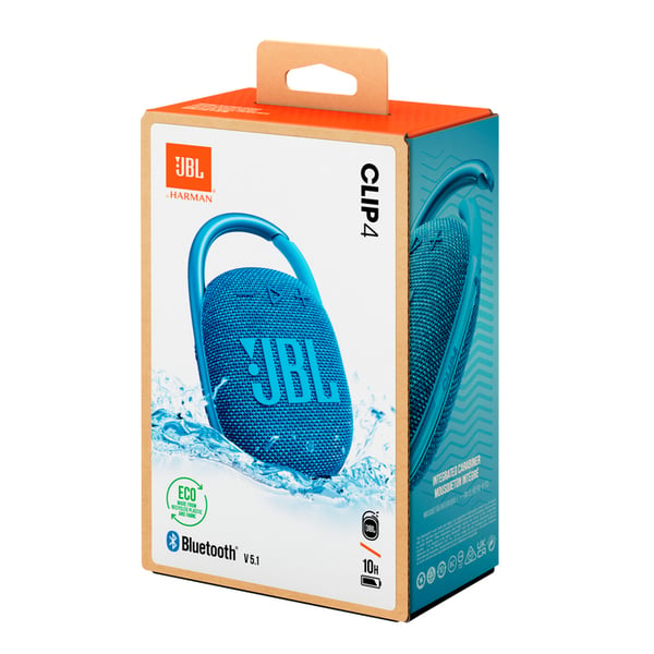 JBL Clip 4 Eco Kannettava stereokaiutin Sininen 5 W