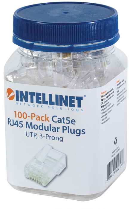 Intellinet 502399 liitinjohto RJ-45 Läpinäkyvä