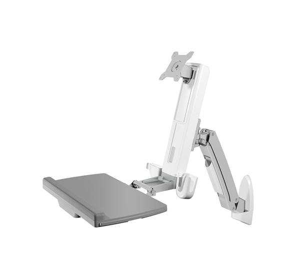 ICY BOX IB-MS600-W 61 cm (24") Vägg Grå, Silver, Vit