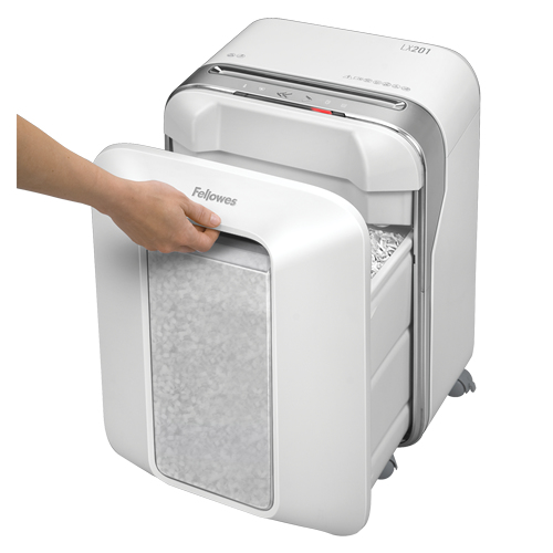 Fellowes Powershred LX201 paperisilppuri Mikroleikkaava 23 cm Valkoinen