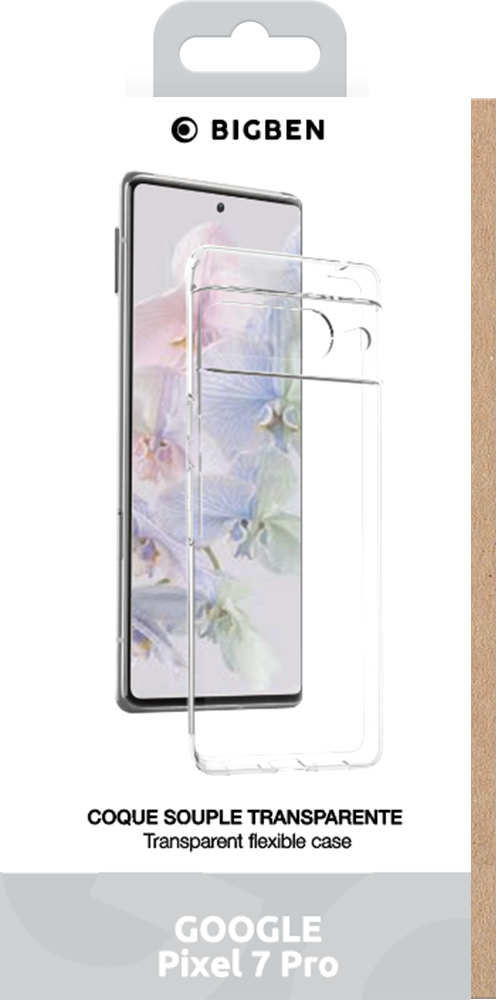 BIG BEN SILITRANSPIXEL7P mobiltelefonfodral 17 cm (6.7") Mobilskal Transparent